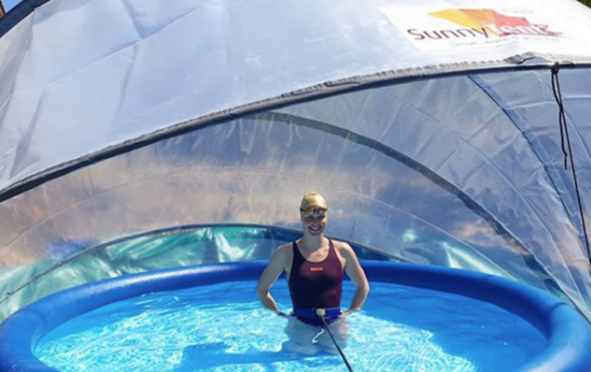 SunnyTent helps Olympic champion Sharon van Rouwendaal