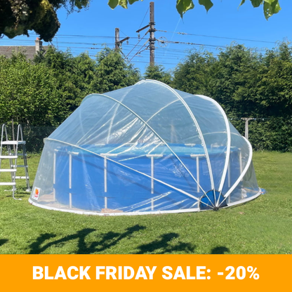 SunnyTent Dôme Piscine Ronde taille L ø5.40m