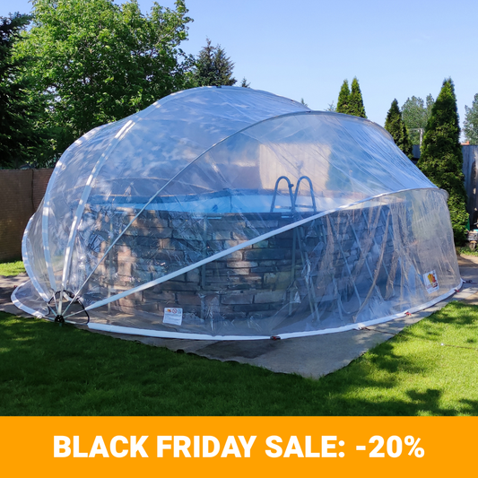 SunnyTent Oval storlek L 7.50×5.40m