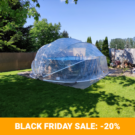 SunnyTent Oval storlek M 6.50×4.40m