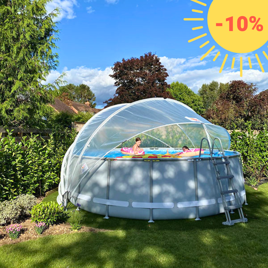 SunnyTent L - on a grassy area.