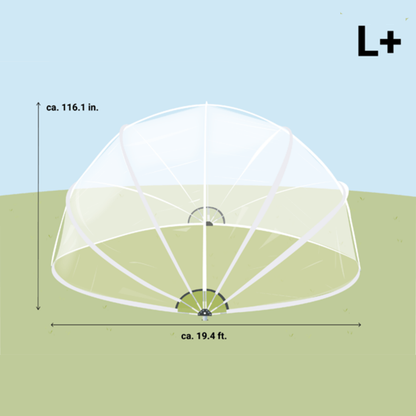 SunnyTent pool dome size Large Plus