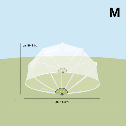 SunnyTent Zwembadtent Rond maat M ø4.40m